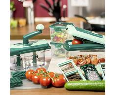 Genius Nicer Dicer Fusion, 20 Teile, mintgrün, Obst- und Gemüseschneider
