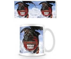empireposter Dragons - Night Fury - Drachenreiter Defenders of Berk Keramik Tasse - Größe Ø8,5 H9,5cm