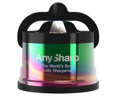 AnySharp Pro Messerschärfer (Metall) mit Saugnapf (Regenbogen)