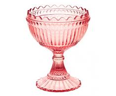 Iittala Mariskooli Dessertschale, Glas, Lachsrosa, 13 x 13 x 15.5 cm
