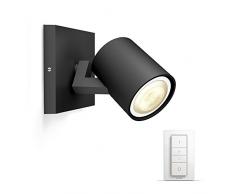 Philips Hue LED Spot Runner inkl. Dimmschalter, dimmbar, alle Weißschattierungen, steuerbar via App, schwarz, kompatibel mit Amazon Alexa (Echo, Echo Dot)