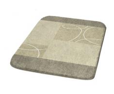 Kleine Wolke Badteppich Curly hellgrau 60 x 100 cm