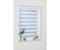 K-home Klemmfix Doppelrollo Madrid ohne Bohren Weiß 105 x 150 cm (B x L)