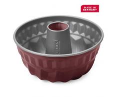 Kaiser Living Color Bund-/ Gugelhupfform 22 cm, Boho purple, runde Backform, antihaftbeschichtet, gleichmäÃige Bräunung, lila
