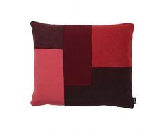 Normann Copenhagen 602300 Brick Kissen, Baumwolle-Mischgewebe, rot, 60 x 60 x 50 cm