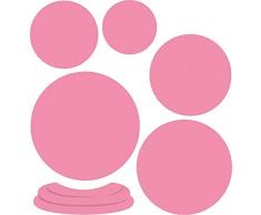 Marianne Design Collectables Schneekugel - Stempel und Stanzschablone für die Kartengestaltung und Scrapbooking, Metal, pink, 10 x 10 x 0.4 cm