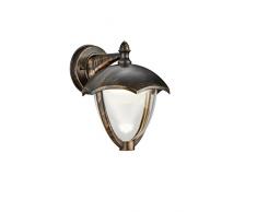 Trio Leuchten LED Außenleuchte Gracht 221967128, Druckguss Aluminium rostfarbig antik, 1x 6 Watt