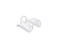 Umbra Sling Rutschfeste Spülbeckenablage – multifunktionaler Halter für Küchenschwamm, Topfschrubber, Spülbürste, Spüllappen und Mehr, Weiss