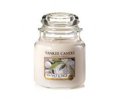 YANKEE CANDLE SEA Salt & SAGE Duftkerze Glas, Rosa, 10.2x9.8x10.9 cm