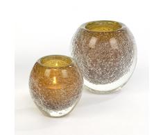Lambert Salviato Windlicht klein H 10 D9 Amber Glasaccessoires, One Size