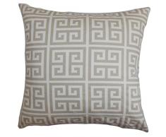 Das Kissen Collection Paros Griechischer Schlüssel Kissenhülle, grau