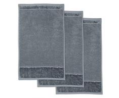 Möve Bamboo Luxe Gästetucher, Stone, 30 x 50 cm, 3