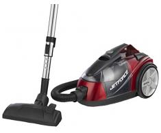 Ariete Jet Force 2791/2 Beutelloser Staubsauger, schwarz/rot