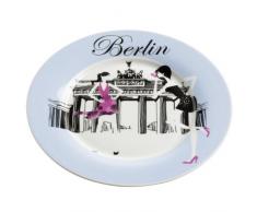 Maxwell & Williams SL4606 City Girls Teller, Frühstücksteller, Kuchenteller, 20 cm, in Geschenkbox, Porzellan