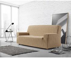 Zebra Textil Sofa, Natur