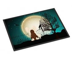 Carolines Treasures Halloween Scary Chinese Crested Cream Indoor or Outdoor Mat 24x36 BB2303JMAT 24 x 36 Multicolor