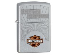 Zippo Harley-Davidson Feuerzeug, Messing, Satin Chrome, One Size