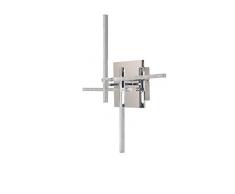 WOFI Wandleuchte, 4-flammig, Serie Orbit, 4 x LED, 3 W, 3.3 V, Breite 40.5 cm, Tiefe 40.5 cm, Kelvin
