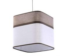 Sollux Lighting LATTE Hängelampe, Stahl, Braun, Weiß