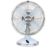 H.Koenig JOE50 Tischventilator / Retro-Design / Metall / blau