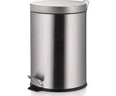 Kela 20879, Kosmetikeimer 5 l, Edelstahl, Janos, Silber Matt