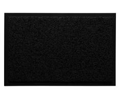 andiamo Schmutzfangmatte FuÃabtreter Türmatte FuÃmatte Sauberlaufmatte Schmutzabstreifer Türvorleger â Eingangsbereich In/Outdoor â rutschhemmend waschbar schwarz Polypropylenâ 80x120 cm â 5 mm Höhe