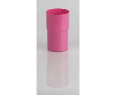 Kimmel Tasse Trinkbecher Becher bruchsicher stapelbar Mehrweg 250 ml, Kunststoff, Fuchsia