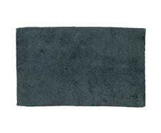 Kela Ladessa Badematte, Baumwolle, dunkel grau, 100Â x 60Â cm