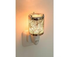 Pajoma eklektisches Nachtlicht – Duftlampe ‘‘Leaf aus Metall & Kunststoff