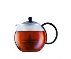 Bodum assam Teebereiter (Kunststoffsieb, Kunststoffdeckel, 0,5 liters) schwarz