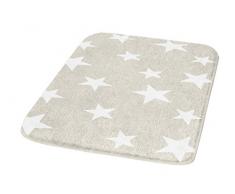 Meusch 2704272311 Badteppich Stars, 70 x 120 cm, macadamia