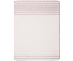 biederlack Twill Bordüre Überwurf, Baumwolle Blend, Lotus Crème, Single