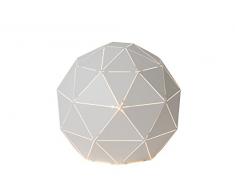 Lucide OTONA - Tischlampe - Ø 25 cm - E27 - Weiß