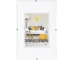 Walther Design RB050K Rahmenlose Bilderrahmen, 40 x 50 cm, Klarglas