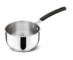 Lagostina 12895031116 Tempra Stieltopf 1,6 L, 16 cm, induktionsgeeignet, Edelstahl