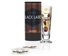 RITZENHOFF 1060246 Black Label Schnapsglas, Glas, 52 milliliters