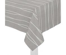 Wirth Tischdecke Dallas mit Kuvertsaum, Polyacryl, Braun, 120 x 120 cm