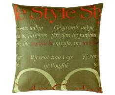 APELT KissenhÃ¼lle STYLE Farbe 60, moderner und trendiger Kissenbezug im Loft Stil, hochwertige und schicke ZierkissenhÃ¼lle mit grafischen Motiven und Strukturen, aufwendige Jacquard Webung in Cappuccino, GrÃ¶Ãe 49 x 49 cm