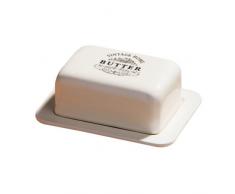 Premier Housewares Vintage Home Butterdose, Cremefarben