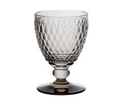 Villeroy & Boch Boston Coloured Wasserglas Smoke, 400 ml, Kristallglas, Grau