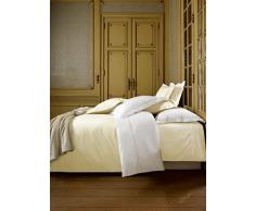 De Witte Lietaer Bumblebee Perkal Bettbezug + KissenbezÃ¼ge, Baumwolle, Baumwolle, Blanc/Ivory, 200 x 200 cm