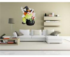 Indigos KAR-Wall-WITCH-005-60 Wandtattoo Witch - Hexe 05 - Halloween - Wandaufkleber 60 x 77 cm