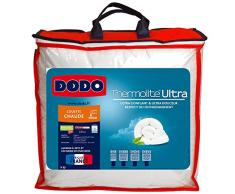 Dodo Maxiconfort Ultra Steppdecke, warm, Kunstfaser, 240 x 220 cm, Weiß