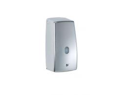 WENKO 18417100 Infrarot Seifenspender Treviso chrom, automatischer Flüssigseifen-Spender Fassungsvermögen: 0,65 l, Kunststoff, 11 x 22,5 x 10,5 cm, chrom