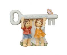 Goebel Türschild Figur, Porzellan, bunt, 17 x 3 x 13 cm