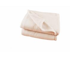 Poyet Motte polex Fleecedecke Polyester Ecru, Polyester, Elfenbein, 260 x 240 cm