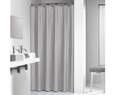 Sealskin Duschvorhang Granada, Peva, Farbe: Hellgrau, 120 x 200 cm