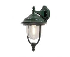 Konstsmide Parma 7222-600 Wandleuchte / B: 24cm T: 29cm H: 46cm / 1x75W / IP43 / lackiertes Aluminium / grün