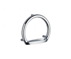 KEUCO Haltegriff, hochglanz-verchromt, mit Ablage und Ablaufschlitzen, 27,6cm lang, Belastbarkeit 160kg, fürs Badezimmer, Wandmontage