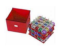 Propik Weihnachtskugeln Aufbewahrungsbox, Christbaumschmuck Aufbewahrung für 75 Ornamentkugeln